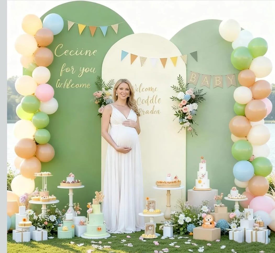 Arch Backdrop Cover Setup